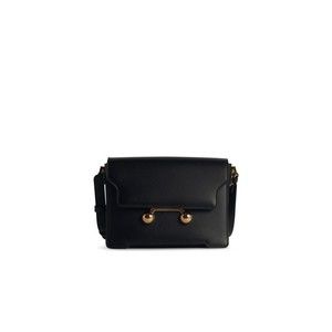 Marni New Trunk Black Leather Crossbody Bag - NWT